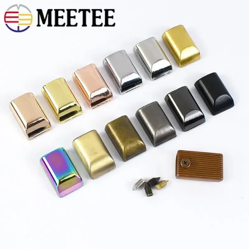 

10/30/50Pcs Metal Zipper Tail Clip Zip Stopper Rope Cord Plug Head Detachable Screw Bag Clasp Sewing