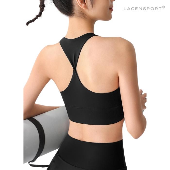 TERBARU LACENSPORT - Sexy Jane Sport Bra Atasan Baju Olahraga Gym Senam Zumba Yoga Wanita Kaos