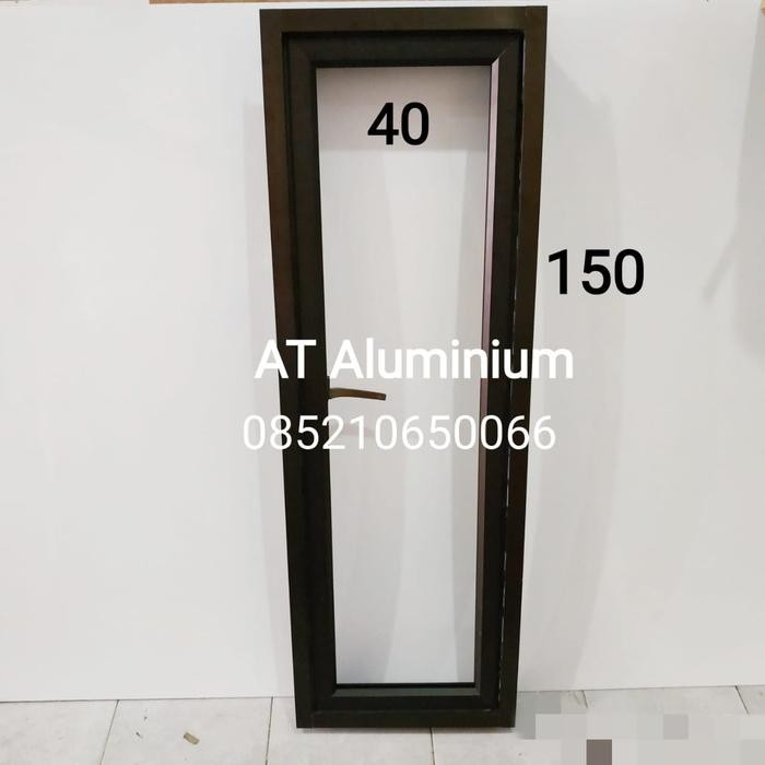 TERLARIS jendela aluminium 40x150 murah harga grosir