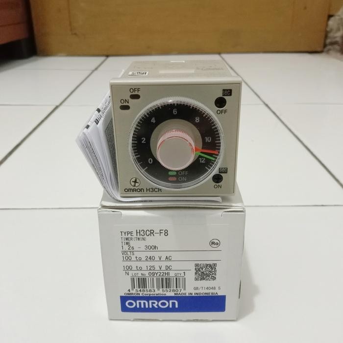 Timer H3Cr -F8 220V Omron /Timer H3Cr -F8 220V/ 2 Jarum Omron