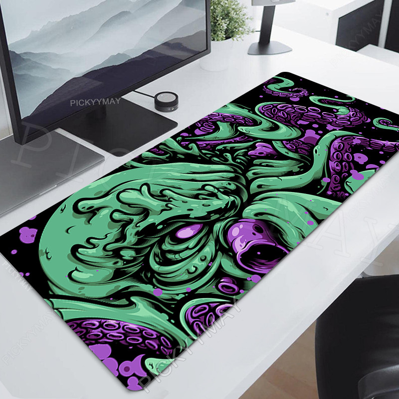 

Octopus Locking Edge Mouse Mats Large Natural Rubber Mouse Pad Gaming Mousepads Gamer Mousepad Desk