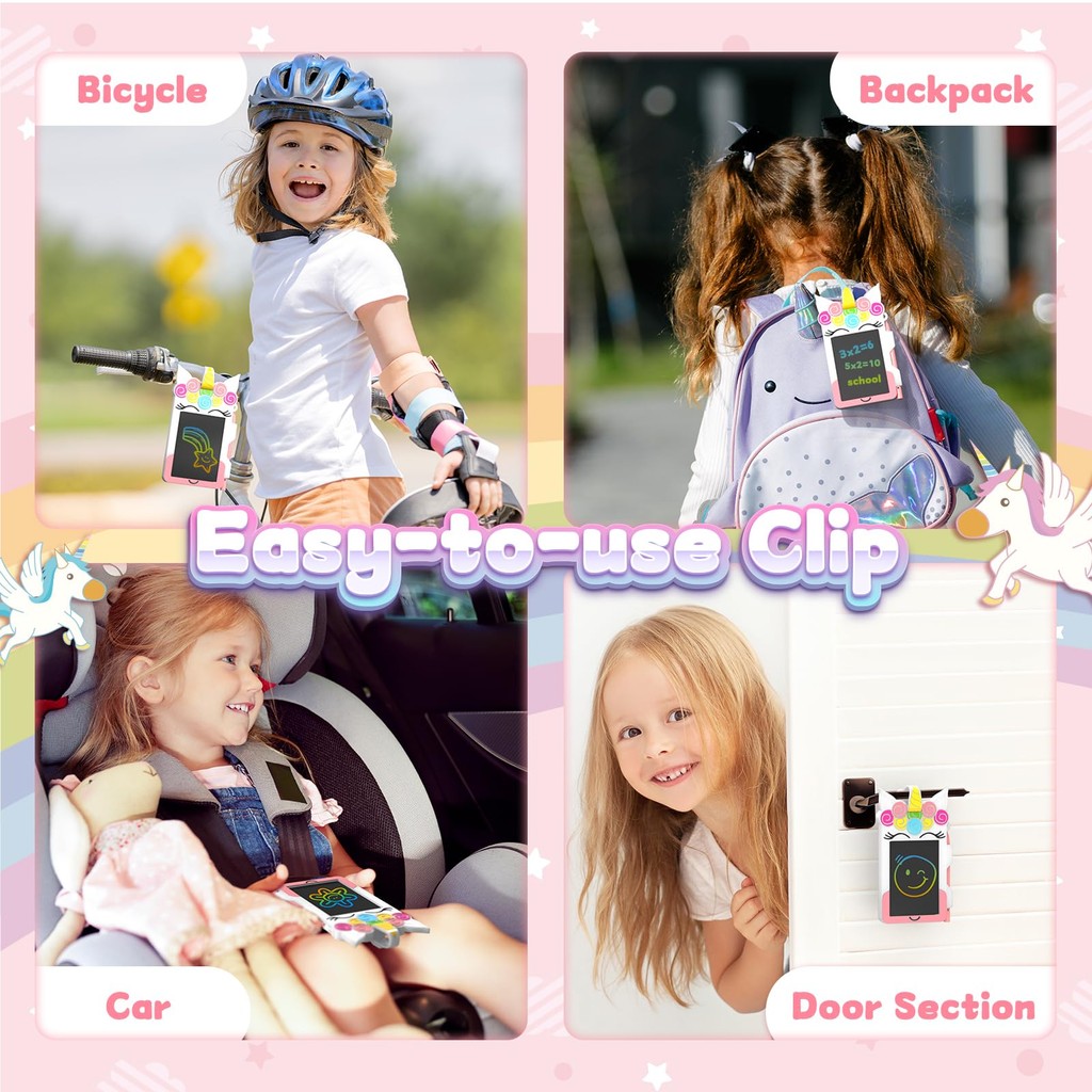 

Unicorn Lcd Writing Tablet For Kids 4.5 Inch Doodle Board For Ages 3 4 5 6 7 Toddler Travel Toys