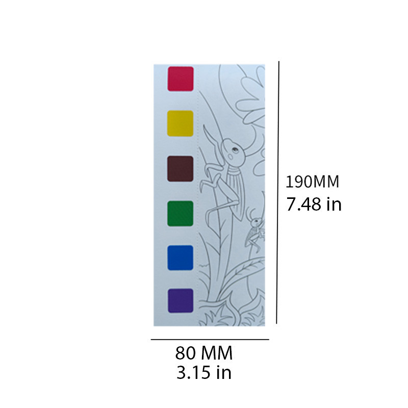 

12Pages Children'S Watercolor Coloring Book,Drawing Toys For Thanksgiving, Easter, Christmas Gifts,