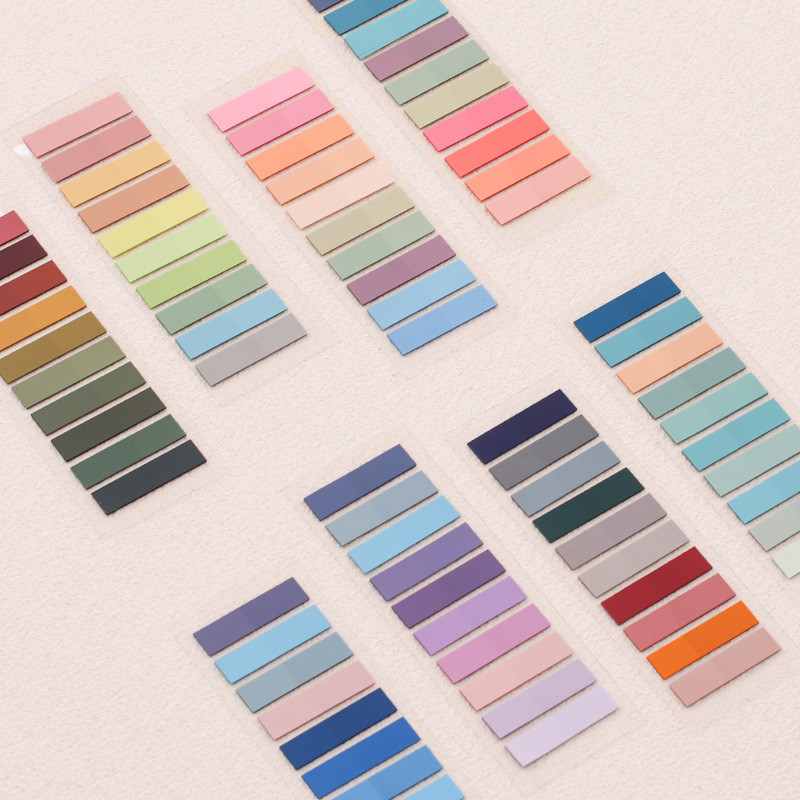 

200 Sheets Mo Landi Index Stickers Self-Adhesive Retro Trumpet Self-Adhesive Stickers Transparent