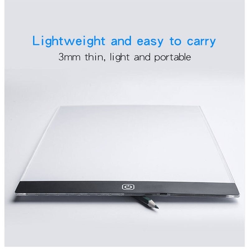 

Led Copying Table Children Drawing Board Transparent Copying Table Adjustable Brightness Night Light