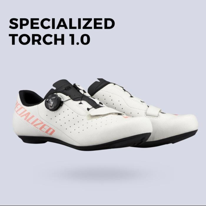 Sepatu Sepeda Cleat Specialized Shoes Road Bike Torch 1.0. Abu-abu