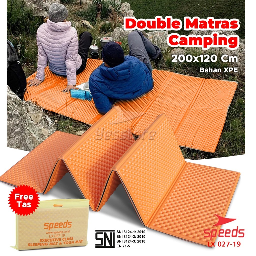 PROMO / SPEEDS Matras Lipat Duduk XPE Karpet Outdoor Matras Camping Polos Olahraga Yoga Baby Tebal