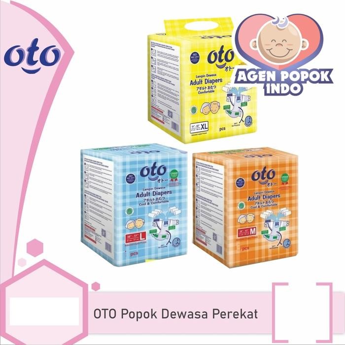 Terbaru Oto Popok Dewasa Perekat M 14 Oto Diapers Adult Tape M14 Best Quality