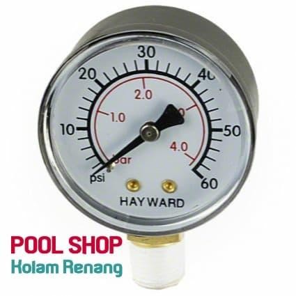 Bagus Pressure Gauge Hayward / Manometer Kepala Filter Hayward