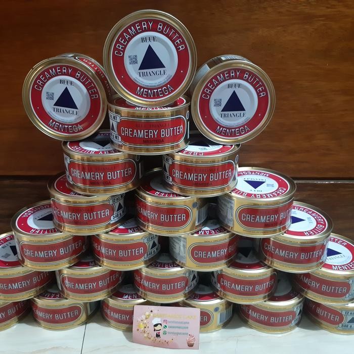 

mentega segitiga blue 340gr/creamery butter triangle 340 gr