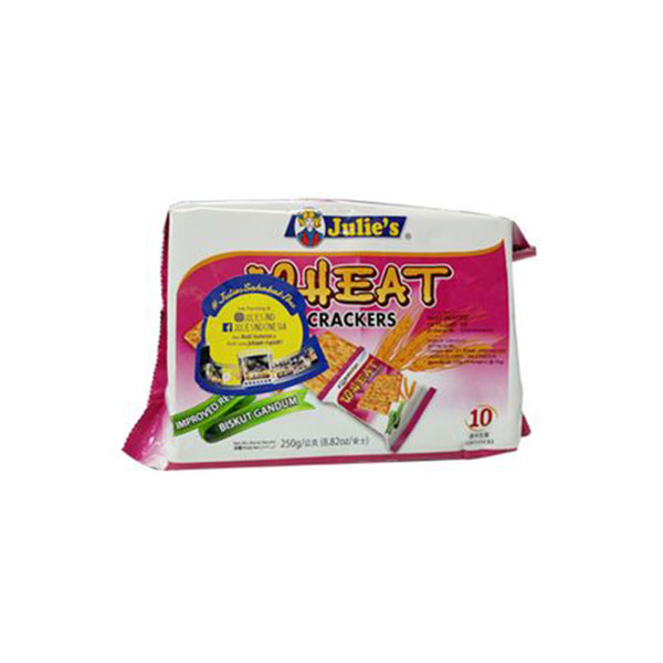 

JULIE S WHEAT CRACKERS 250 GR