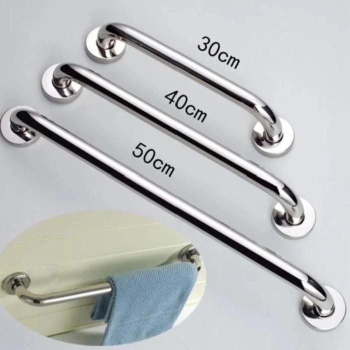 Pegangan Bathub Stainless SUS 304 Anti Karat / Bar Stainless SUS 304 /Pegangan Kamar Mandi