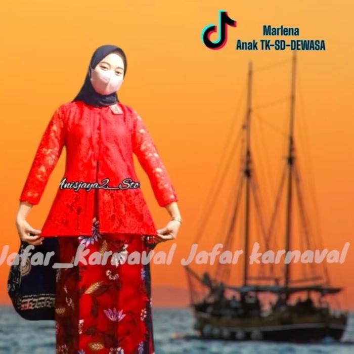 BAJU MARLENA ANAK/KEBAYA MARLENA/BAJU ADAT MADURA/BAJU KARNAVAL Anak Sd