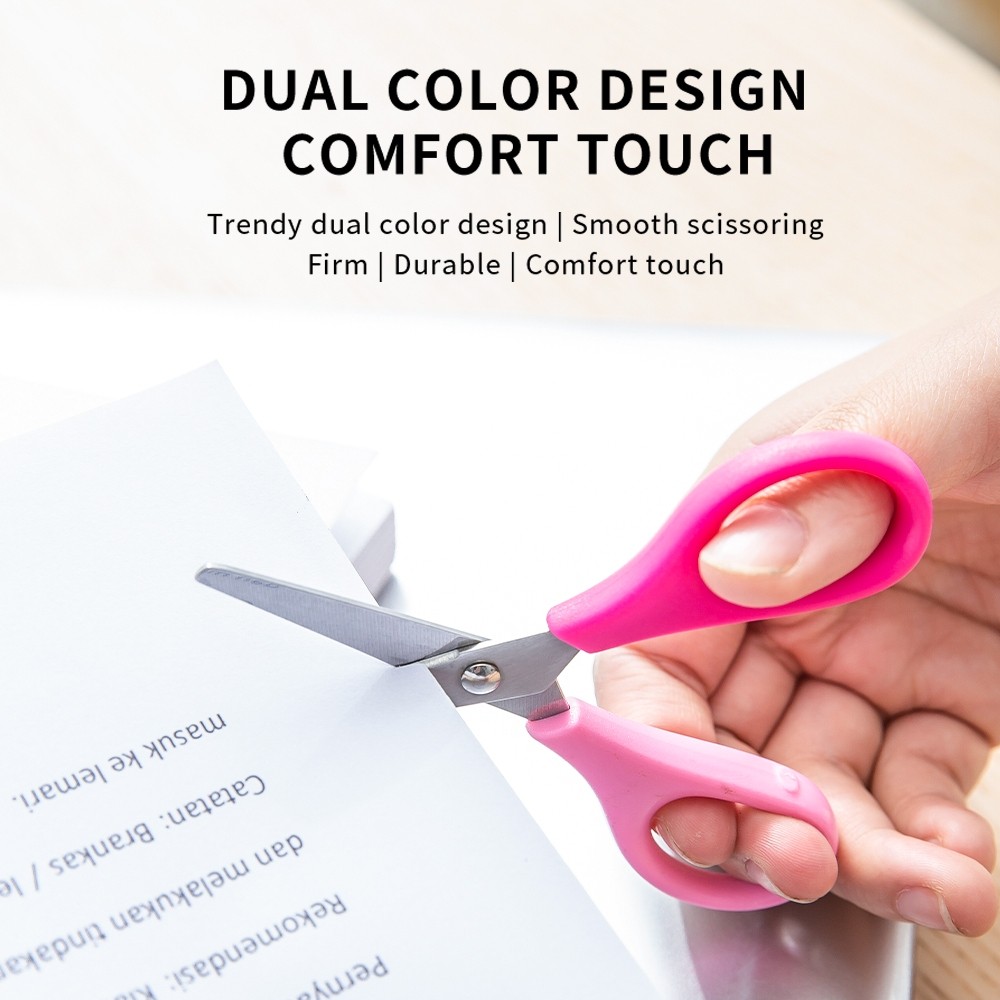 

Deli Scissor STAINLESS Kid / Gunting Deli Anak Sekolah Kertas ED60100 - RAJA BIGBOX