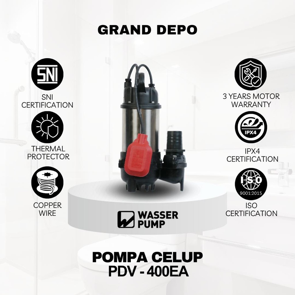 Wasser Pompa Air Celup PDV 400EA / Pompa Celup Wasser