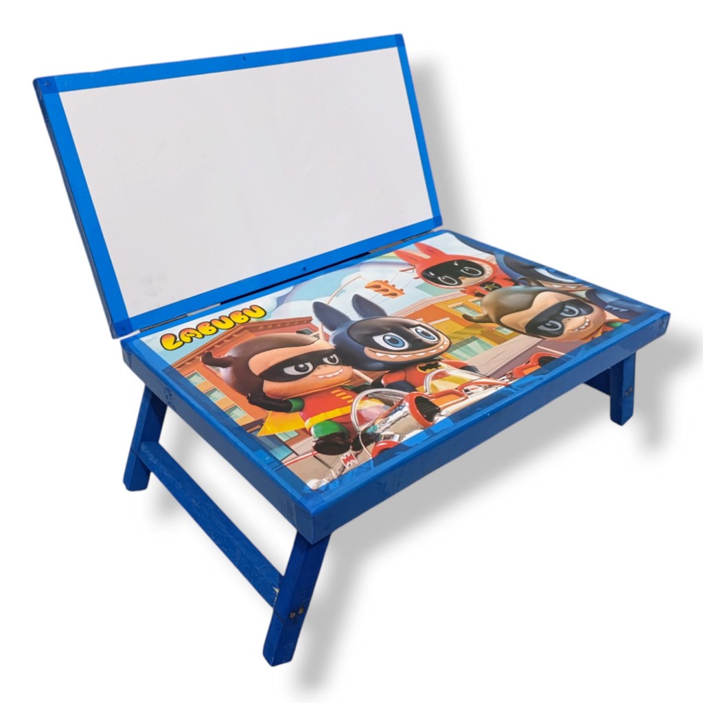 Meja lipat tulis Tk,Meja lipat tulis kayu,Meja tulis anak,Meja kayu papan tulis lipat,Meja lipat ada