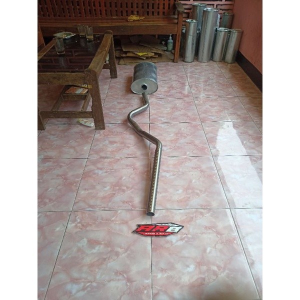 pipa belakang dan tabung standar knalpot mobil l300 solar