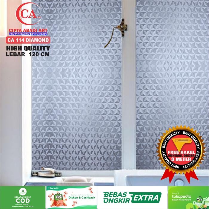 *CepatSampai*_ STICKER/ STIKER KACA MOTIF DIAMOND ( WINDOW FILM )