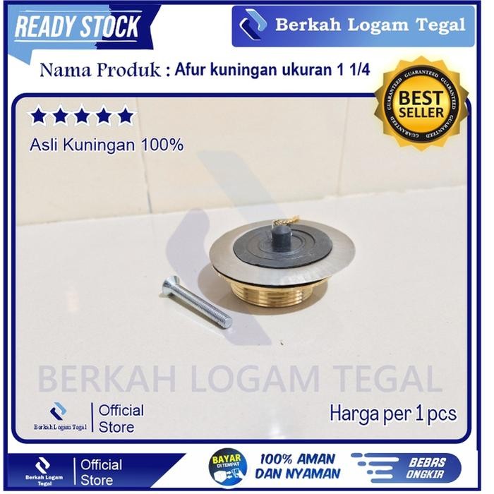 AFUR KUNINGAN & STAINLESS / AVUR WASTAFEL STAINLESS 1 1/4"