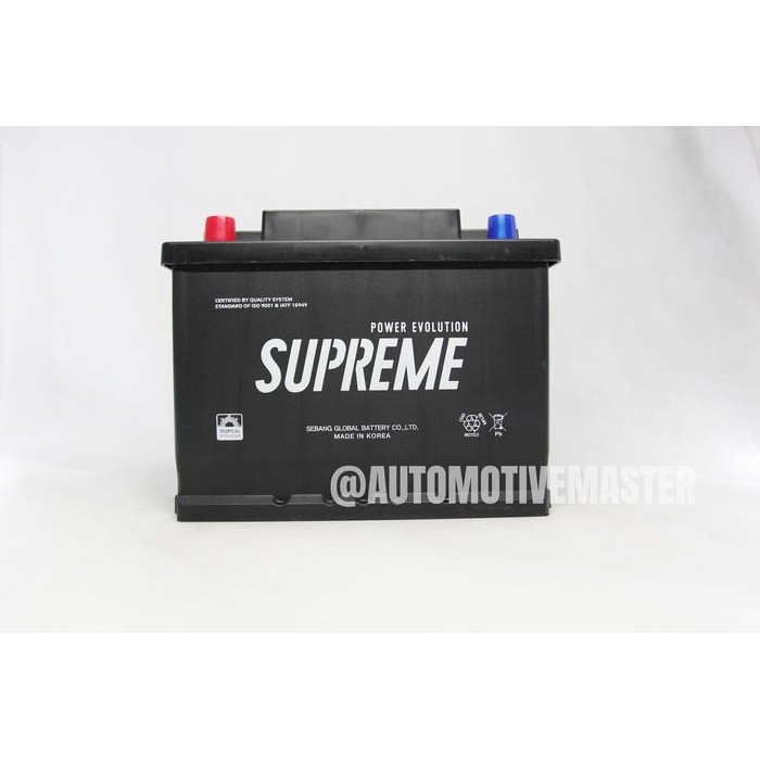 Aki/Accu Battery SUPREME MF 55565 Code DIN-LN2(R) Made in Korea