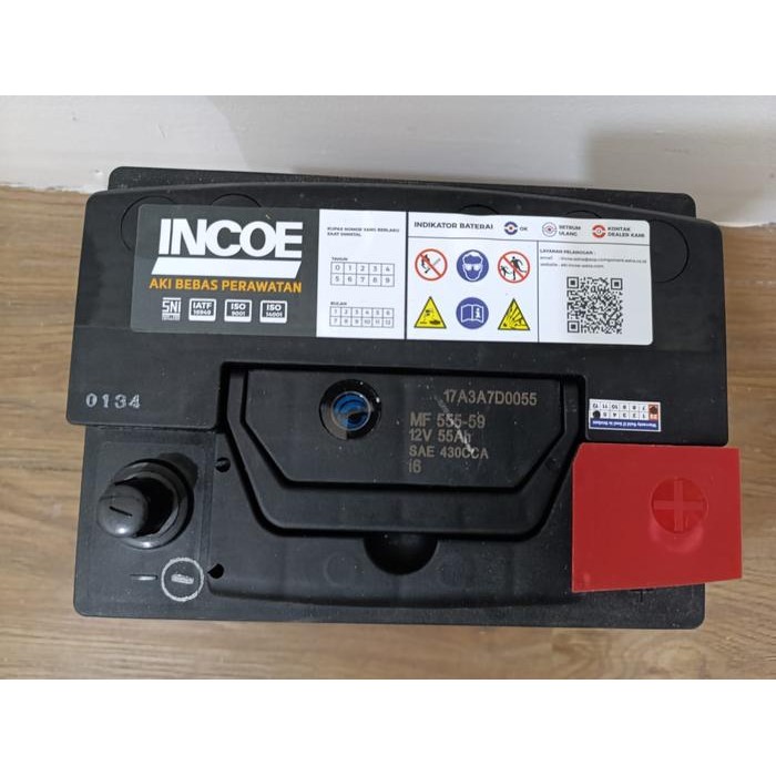 AKI BATTERY MF 555-59 12V 55Ah MG5 ZS INMF-555-59