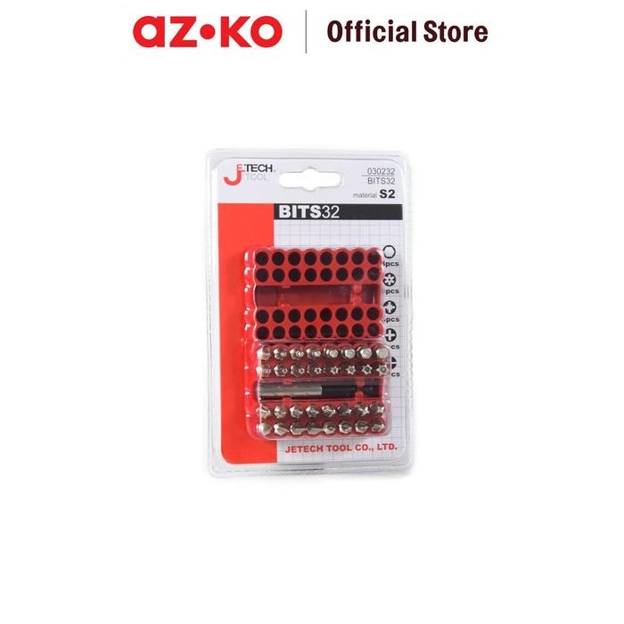 AZKO Jetech Bit Set 32 Unit Jetech Set Bit Bits-32 32 Pcs