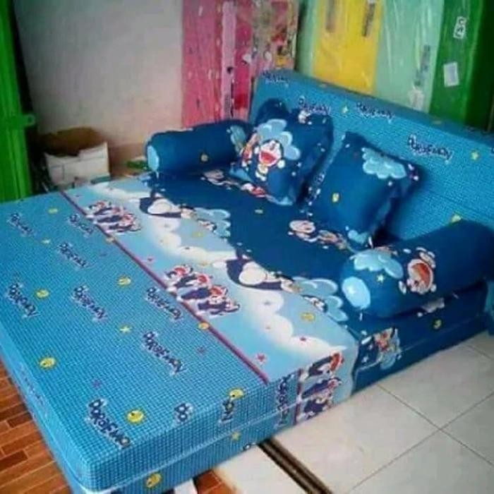 Cover/ Sarung Sofa Bed Inoac ukuran 200 x 145 x 20 cm