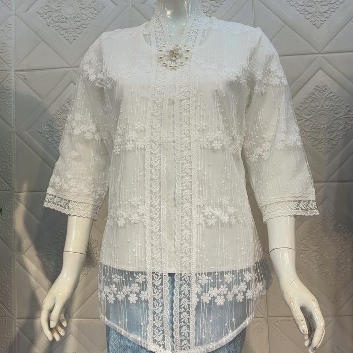 Trenatik- Kebaya Katun Organza Polos