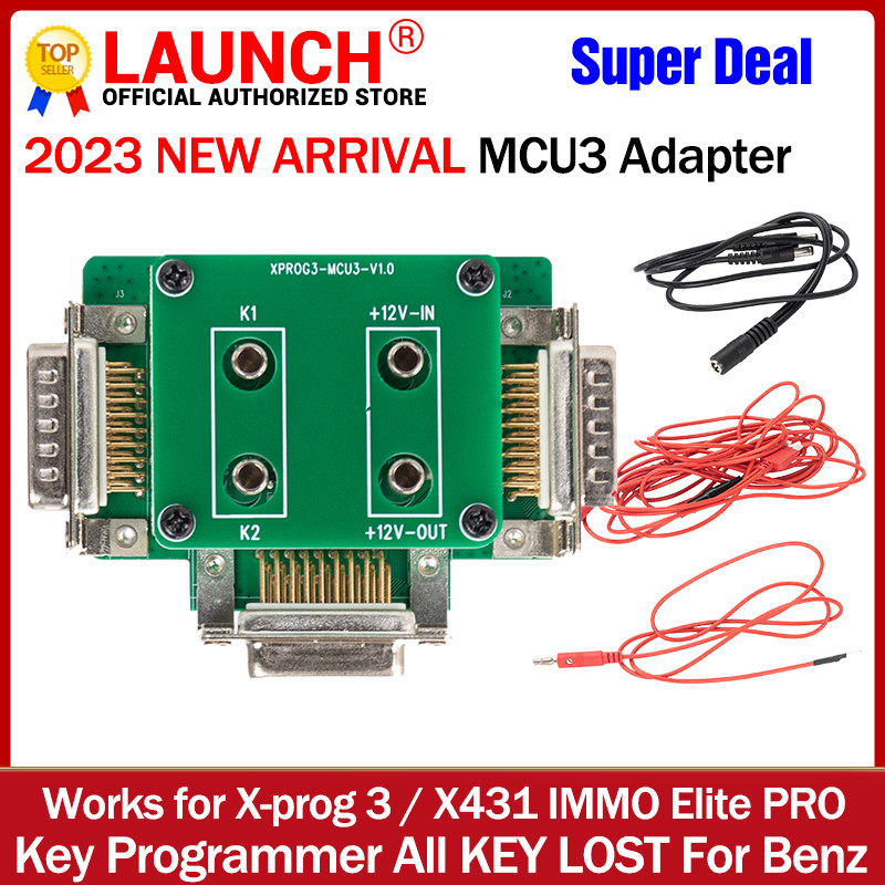 Launch X431 MCU3 Adapter for X431 IMMO Elite Pro X-PROG3 Work for