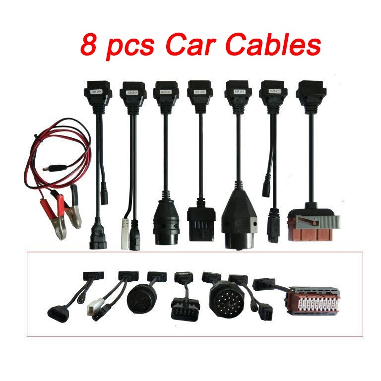 2pcs/Lot Car Cables For VD Ds150e CDP OBDII Cars DiagnosticTool Full