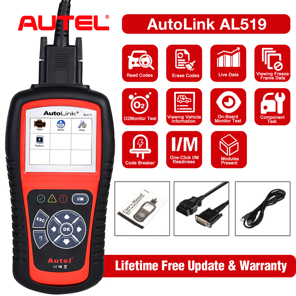 Autel 100% Originl OBD2 Scanner Car Diagnostic tool Code Reader