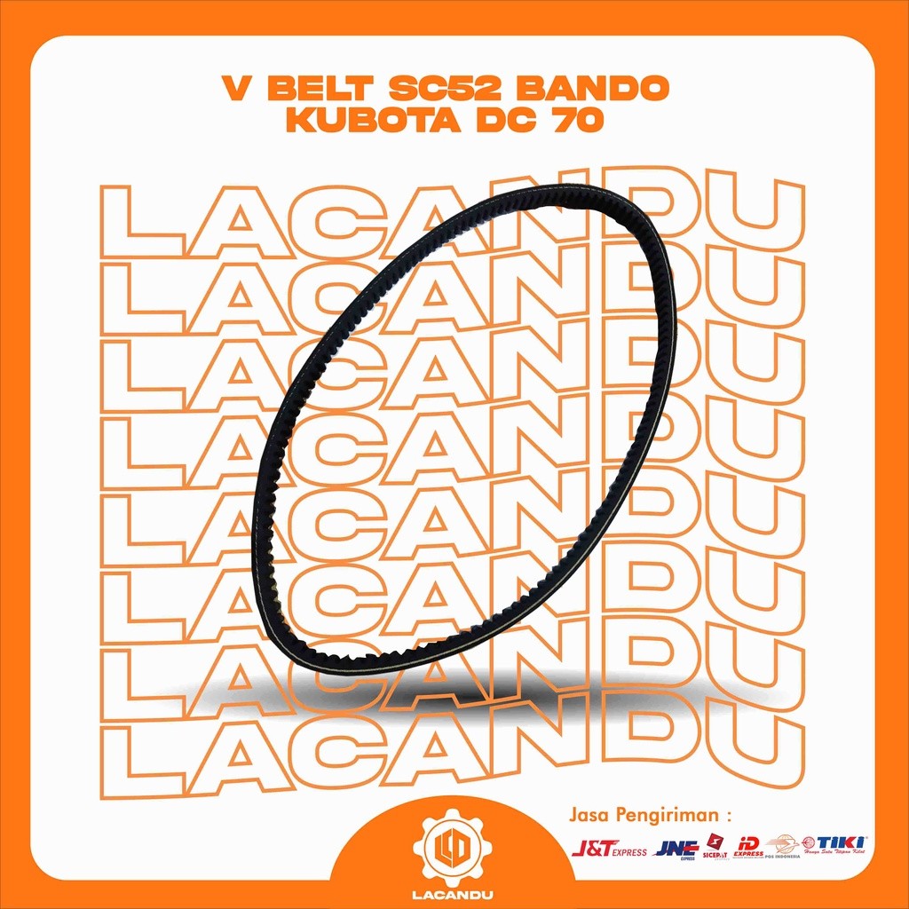 V BELT SC52 BANDO KUBOTA DC 70 FOR COMBINE HARVESTER