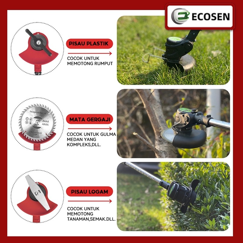 Mesin Potong Rumput Batrai Mesin Pemotong Rumput Listrik Pemotong Rumput Elektrik Cordless Lawn