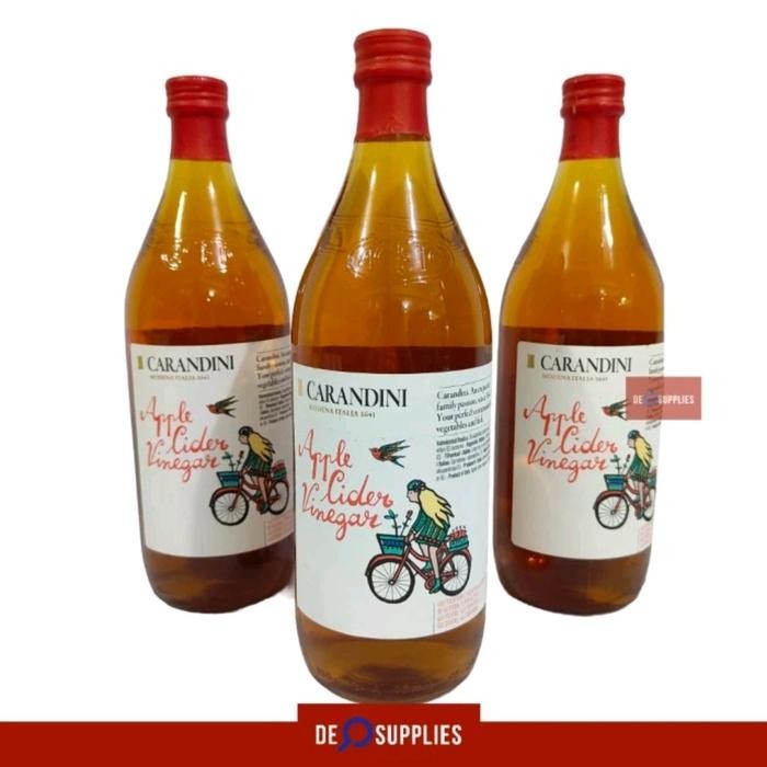 

Carandini Apple Cider Vinegar 1L - Cuka Apel 100% Italy Vegan Premium