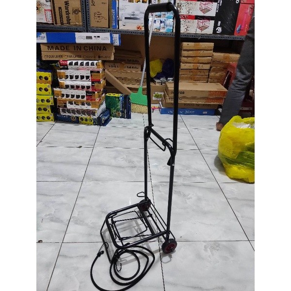 Troley Troli Lipat besi Bawa Aqua Galon Trolley Barang Serbaguna