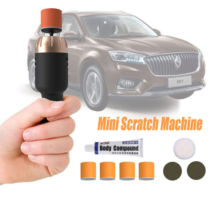 Mini Nano Polisher 9Pcs/Set Paket Mesin Poles Mini Portable Alat Mesin Poles Body Mobil Motor &