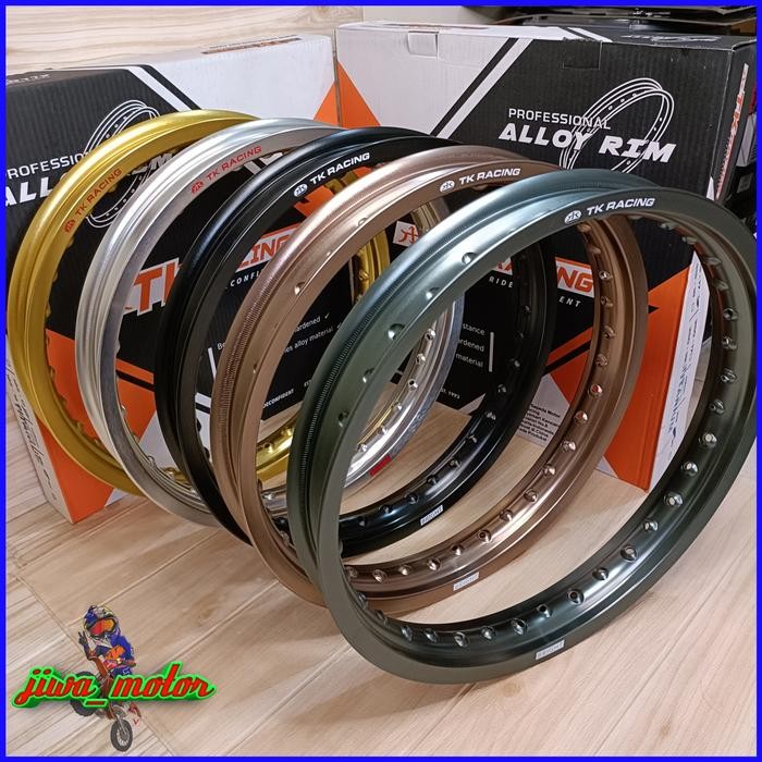velg TK racing ring 17 140 160 185 215 hitam silver titanium Bronze