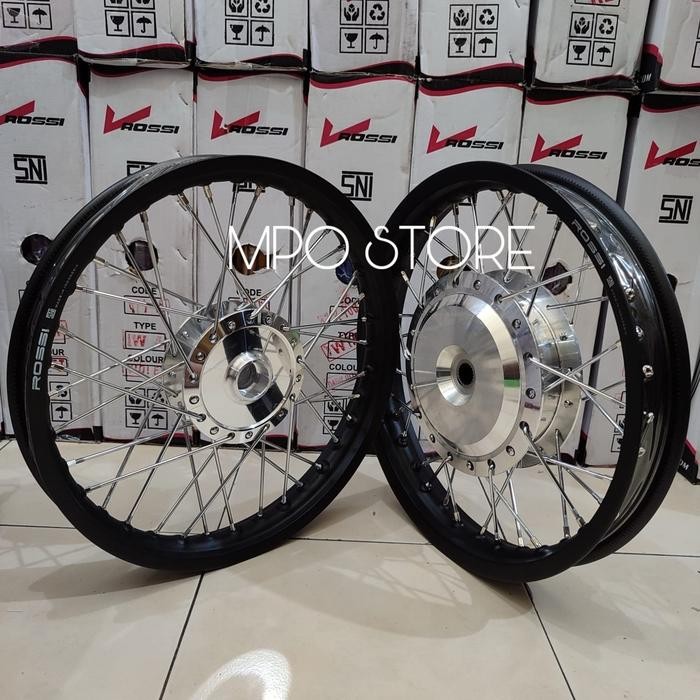 VELG RING 14 BEAT VARIO SCOOPY GENIO SPACY SEPASANG ORIGINAL RING 14 - VELG ROSSI ORIGINAL