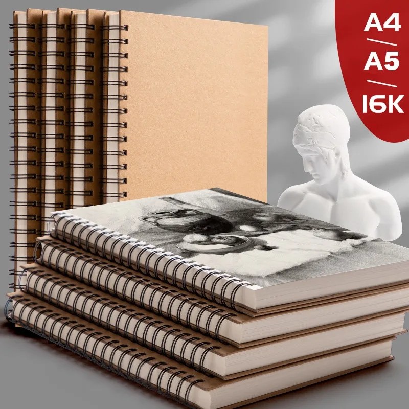 

1Pc Professional Sketchbook Thicked Drawing Paper A4/A5/16K/32K Artist Graffiti Painting Notebook