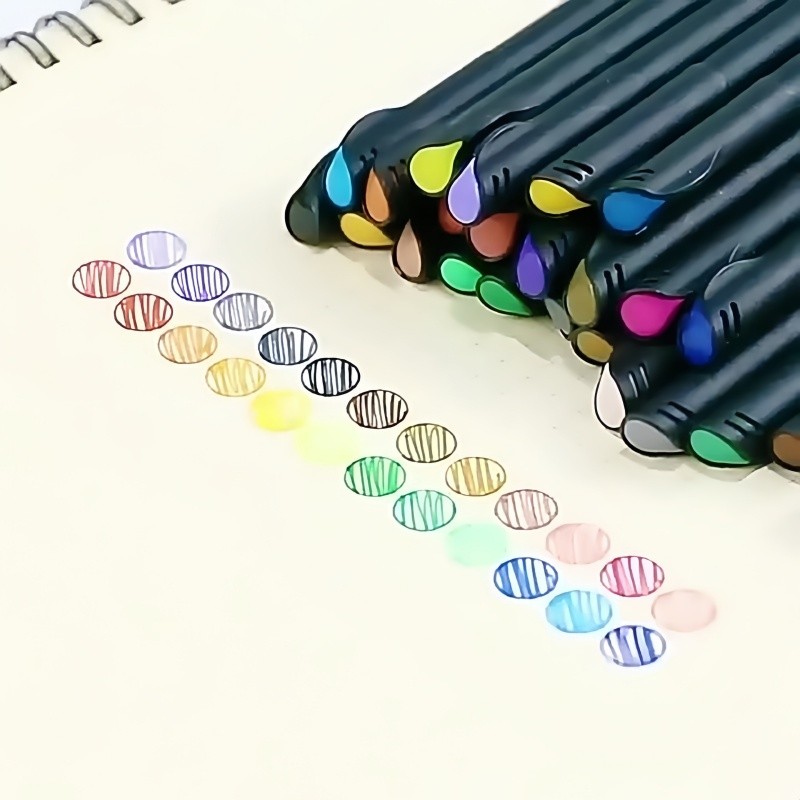 

12 Color /24 Color /36 Color /48 Color /60 Color /100 Color Drawing Pen Water-Based Fiber Needle Pen