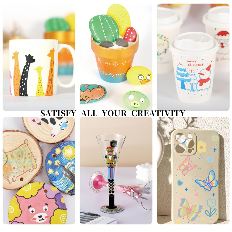 

12 Color /24 Color /36 Color /48 Color Acrylic Marker Triangle Rod Water-Soluble Drawing Pen Color