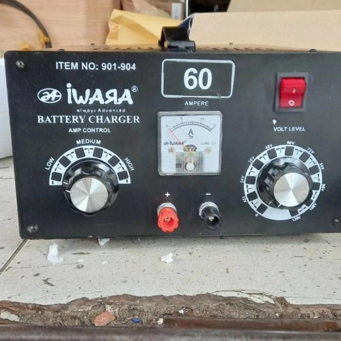 Battery Charger 60A 12V 24V 36V 48V 72V Dst Bisa Cas Banyak Aki Bagus