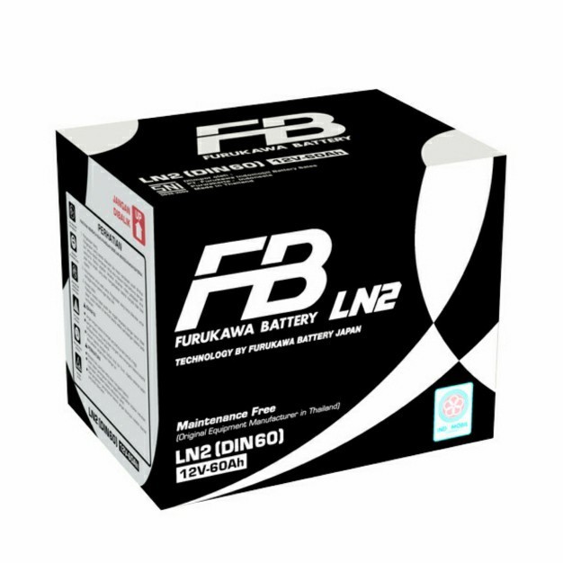 LN2 FB DIN 60 FURUKAWA BATTERY aki Ford ECOSPORT