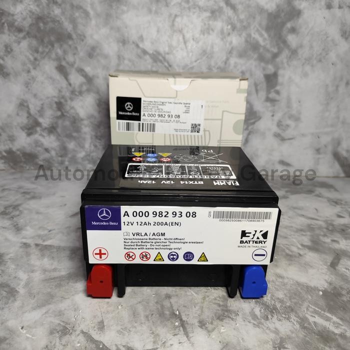 ACCU AKI STARTER BATTERY MERCEDES BENZ W212 W211 W166 W221 A0009829308