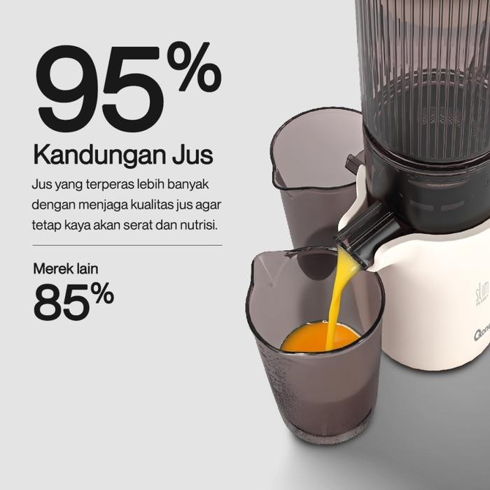 OXONE OX-775 Slim Deluxe Compact Slow Juicer