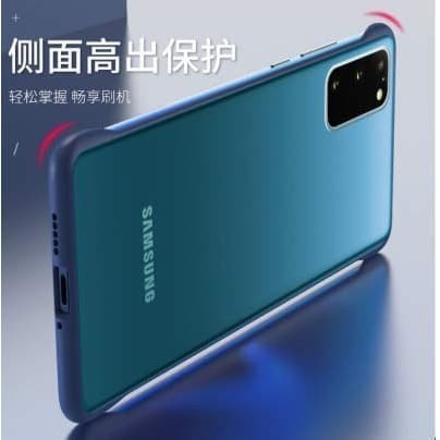 [ CUCI GUDANG ] Case Hp Frameless Samsung S20 Transparant Stand Ring