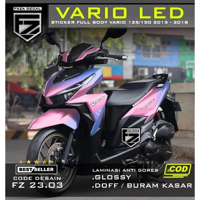 Yukngegas ()Decal Sticker Vario 125 Led Full Body - Stiker Motor Honda Vario 125/150 2015 2016 2017