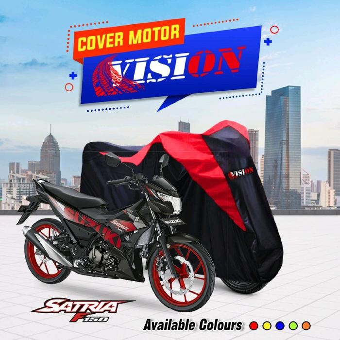 Mister Gear Sarung Motor Satria F150 Cover Motor Satria F150 Selimut Motor Satria F150 Penutup Motor