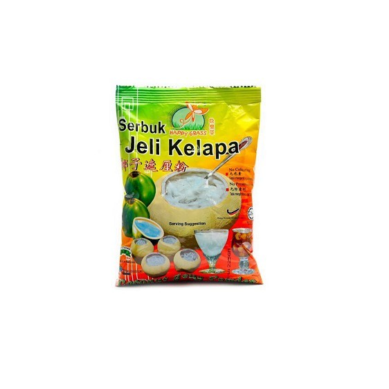 

HAPPY GRASS COCONUT JELLY POWDER 225gr Serbuk Jelli Kelapa 225gr