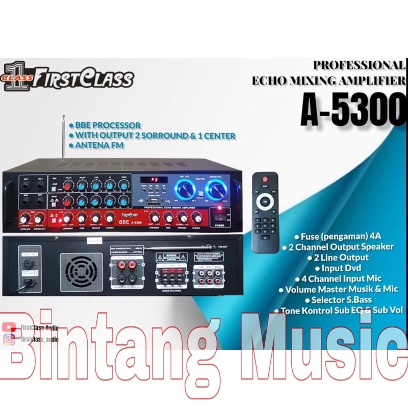Amplifier Firstclass FC A5300 Original ampli fc a5300